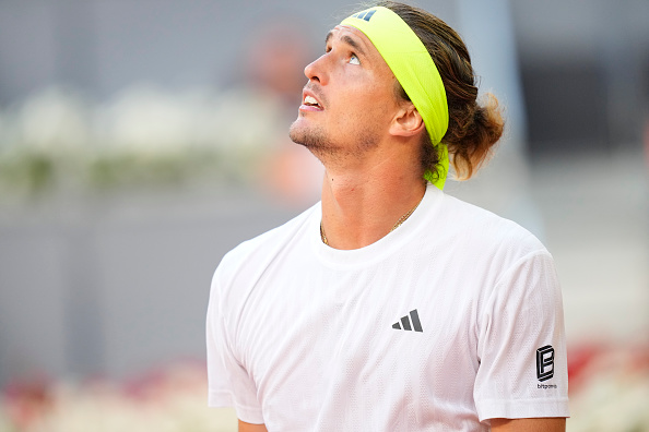 Alexander Zverev nach der Niederlage gegen Francisco Cerundolo beim Mutua Madrid Open, Madrid, 29. April 2025. | Quelle: Getty Images