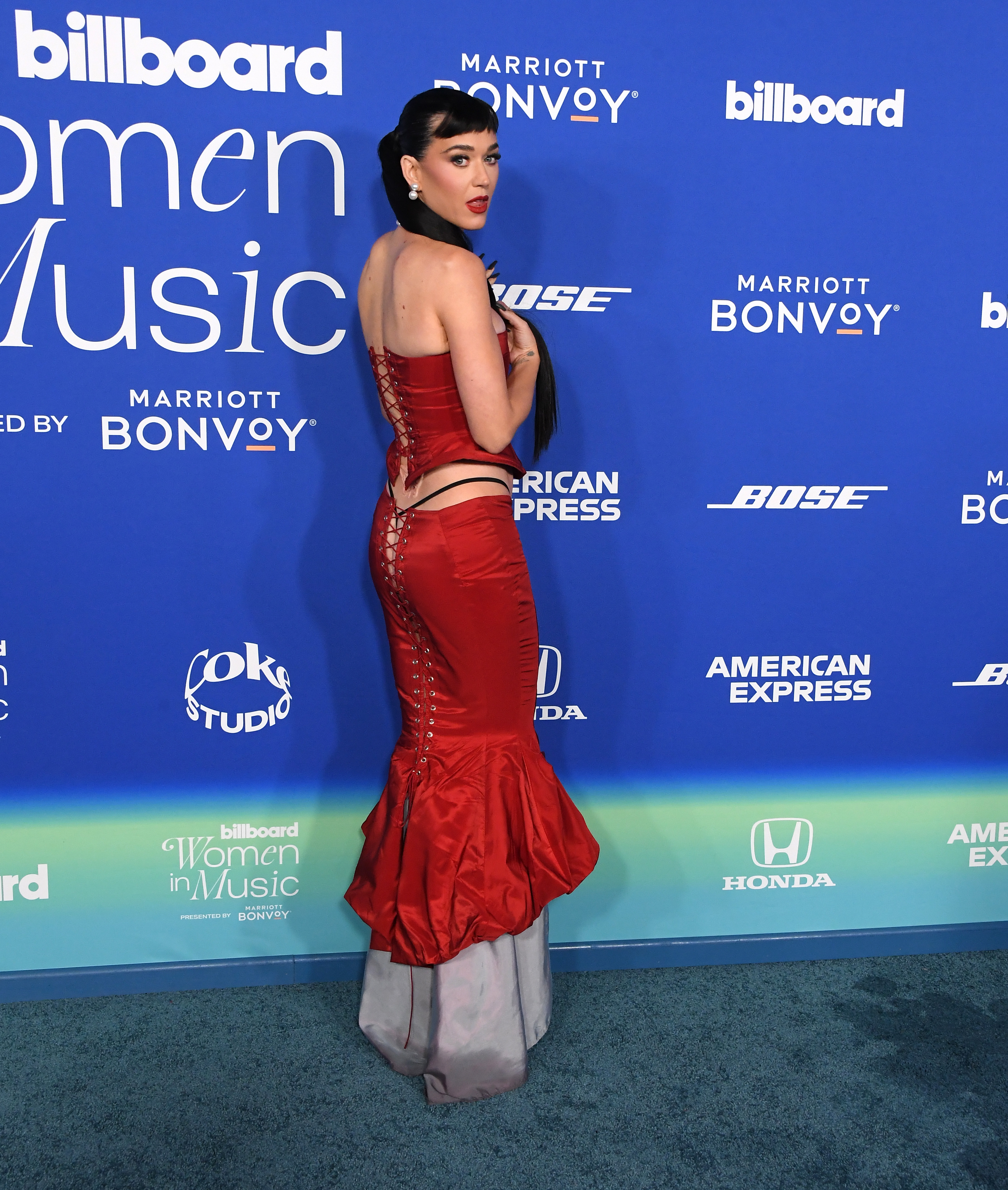 Katy Perry bei der Billboard Women in Music Veranstaltung in Inglewood, Kalifornien am 6. März 2024 | Quelle: Getty Images