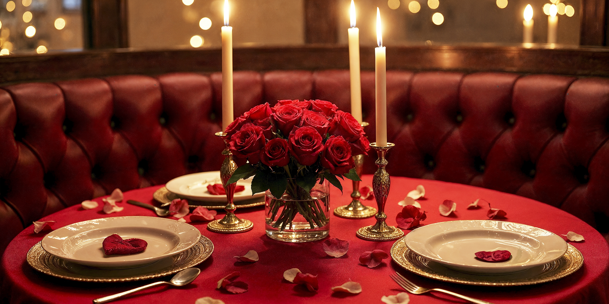 Ein romantisches Abendessen zum Valentinstag | Quelle: Freepik.com/freepik