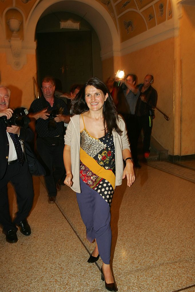 Stella Maria Adorf Beim 75. Geburtstag Von M. Adorf Mit Der Premiere Der Tournee "Da Capo, Mario!" Im Prinzregententheater In München | Quelle: Getty Images