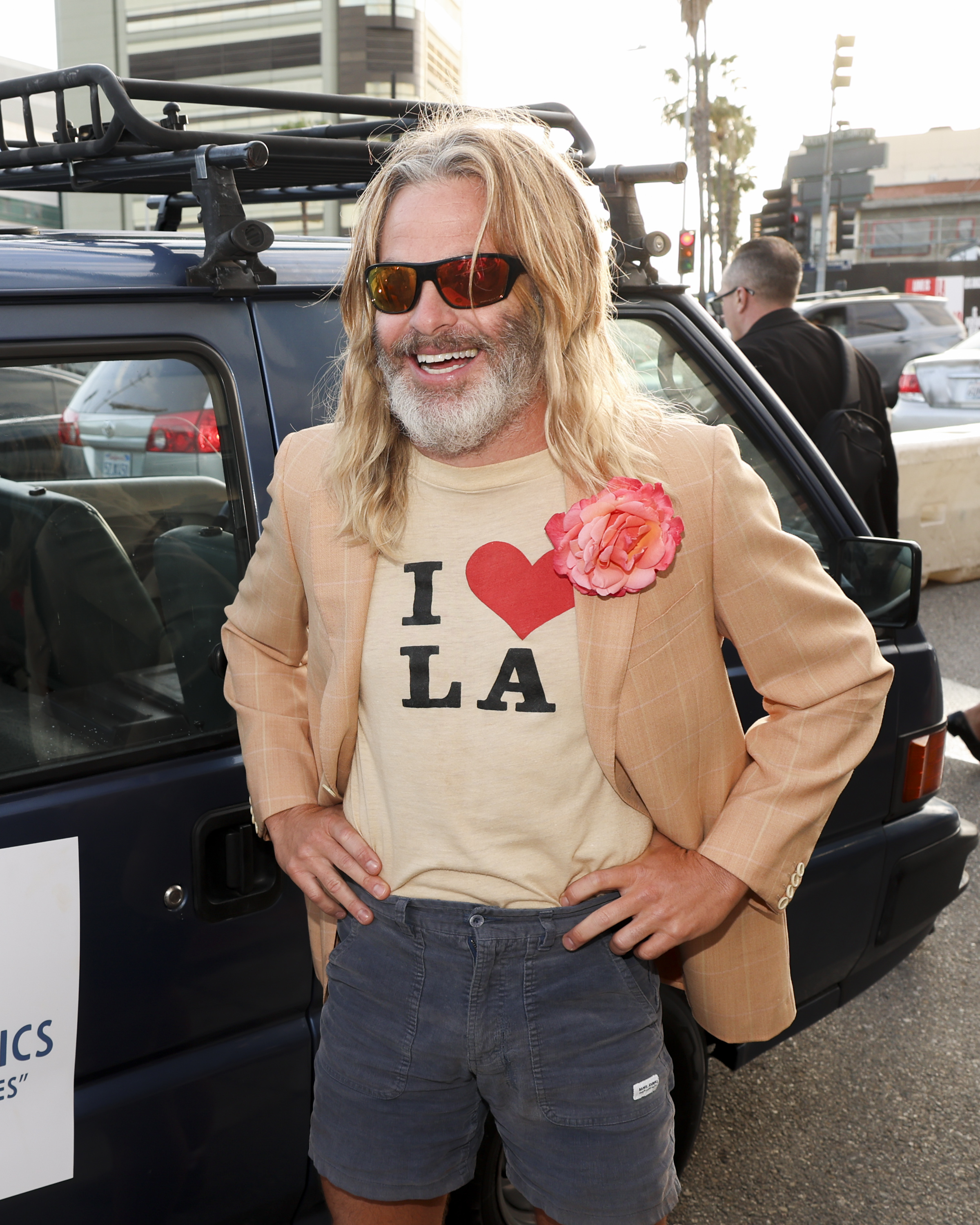 Der Prominente bei der Premiere von "Poolman" in Los Angeles, 2024 | Quelle: Getty Images