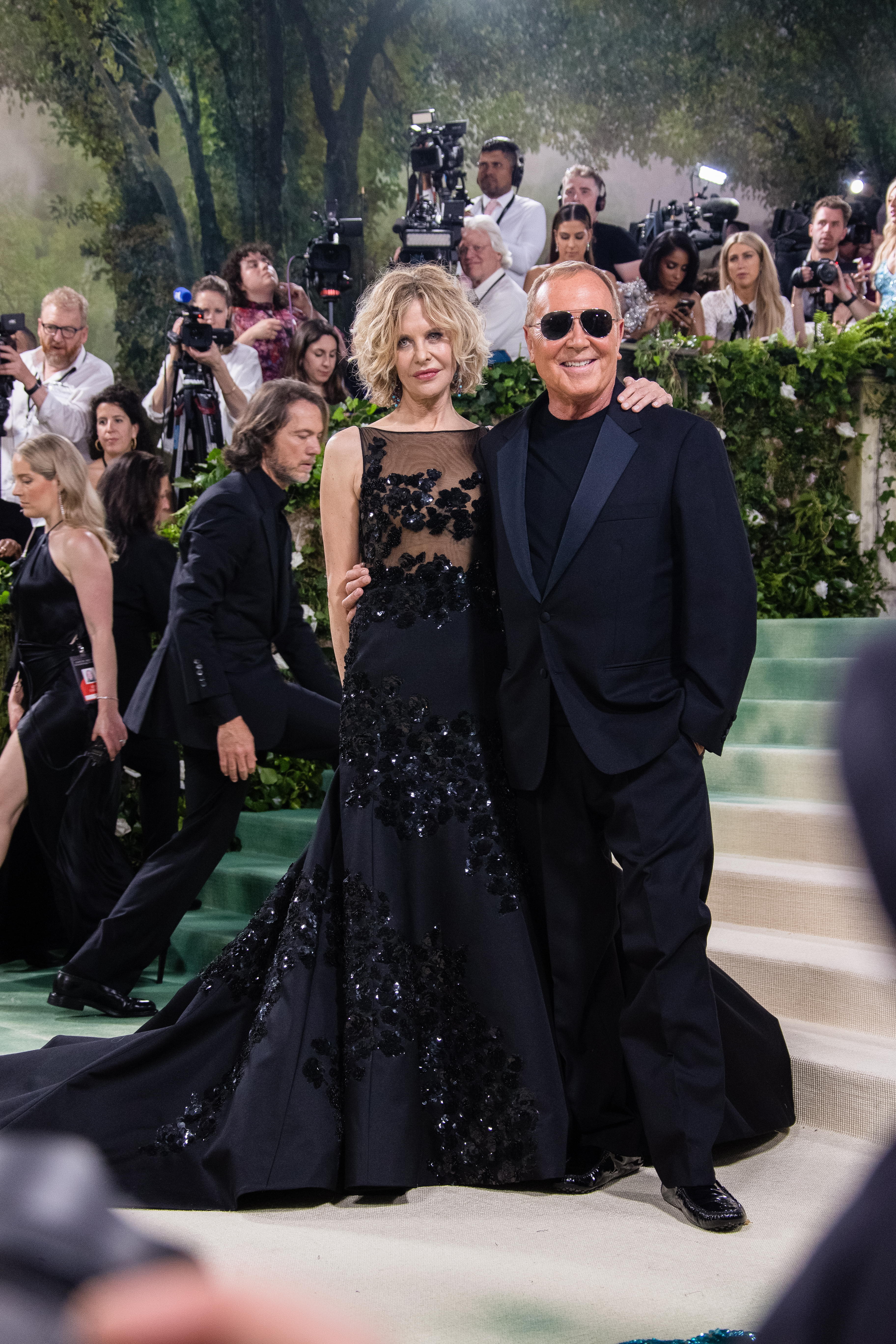 Meg Ryan und Michael Kors. | Quelle: Getty Images