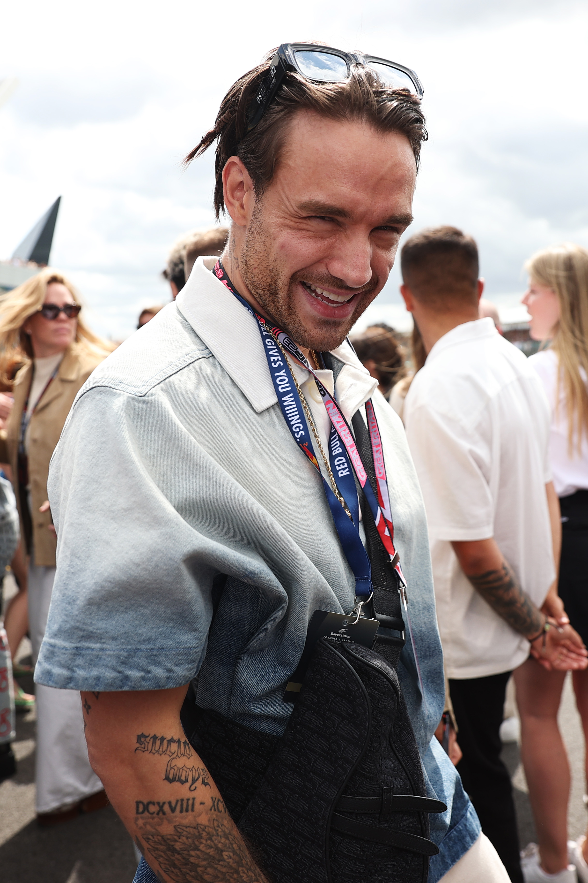 Liam Payne auf der Silverstone Rennstrecke in Northampton, England 9. Juli 2023 | Quelle: Getty Images