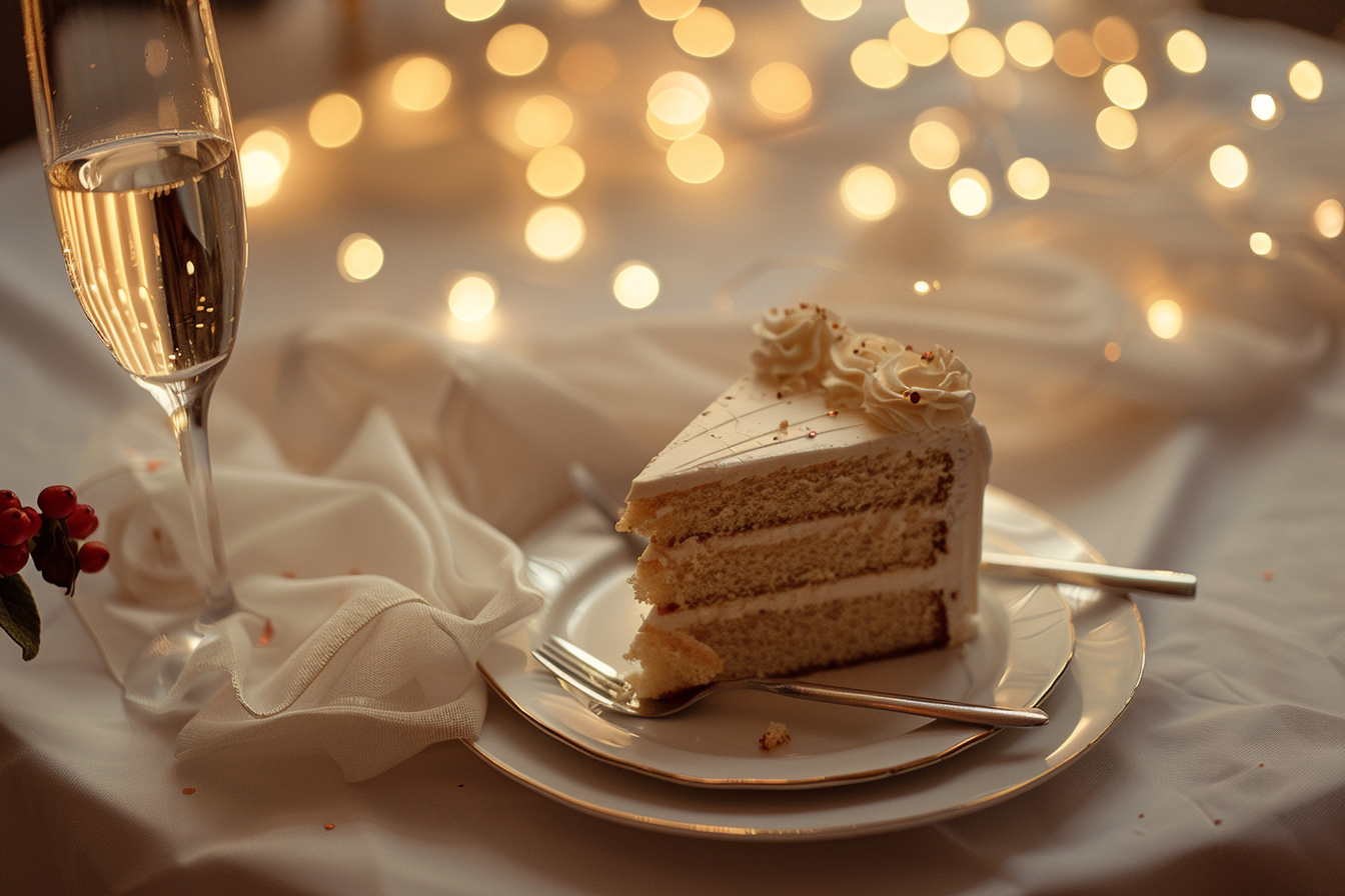 Eine Nahaufnahme einer Torte | Quelle: Midjourney