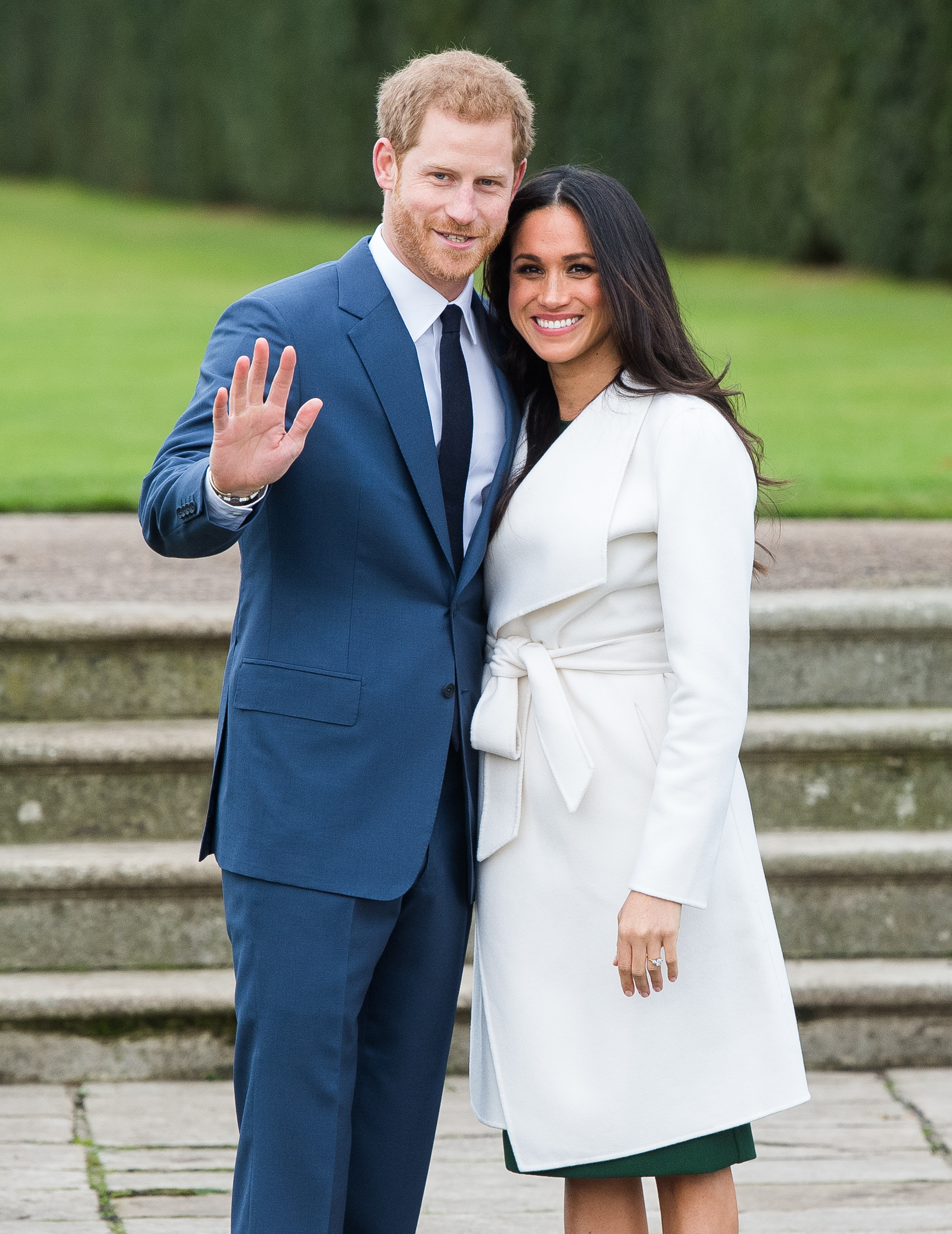 Prinz Harry und Meghan Markle während eines offiziellen Fototermins zur Bekanntgabe ihrer Verlobung am 27. November 2017 in London, England. | Quelle: Getty Images