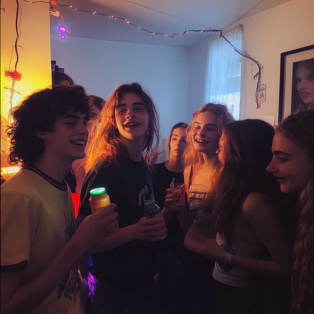 Teenager feiern eine Party | Quelle: Midjourney