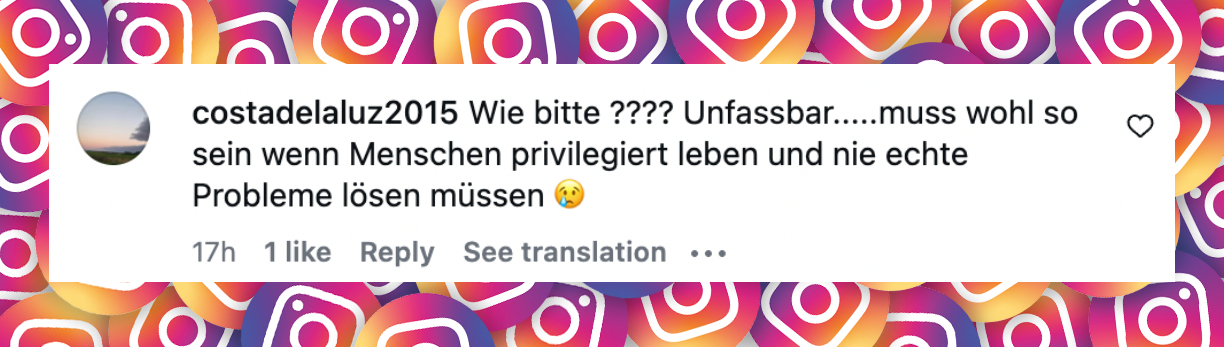 Nutzer-Kommentar | Quelle: https://www.instagram.com/p/DbVEOVrjI-B/