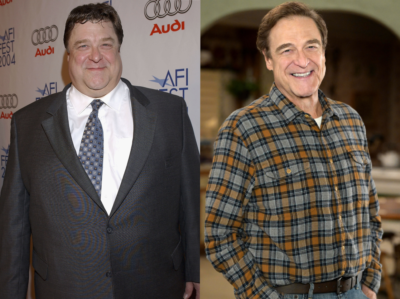 John Goodman vor und nach dem Abnehmen | Quelle: Getty Images