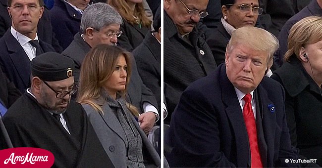 Ein Mann schläft neben Melania ein und das macht Donald Trump wütend