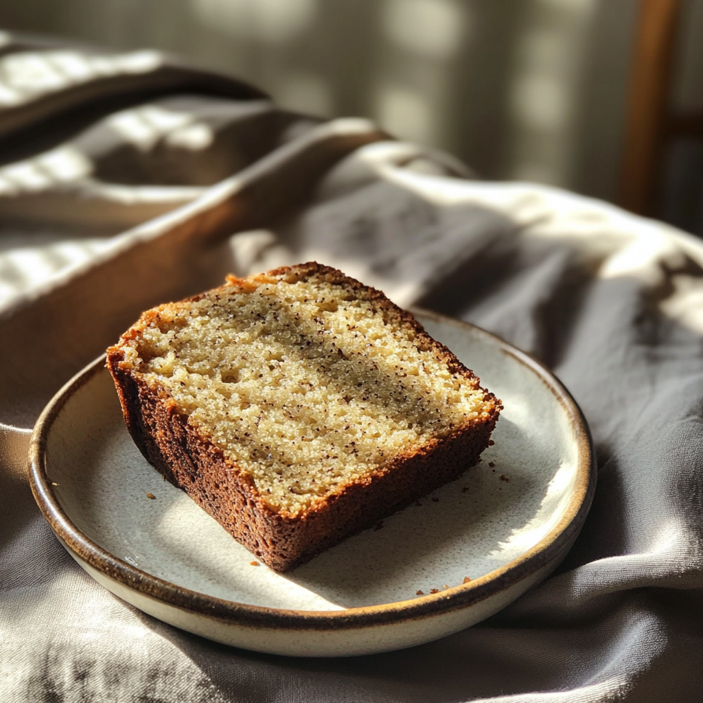 Eine Scheibe Bananenbrot | Quelle: Midjourney