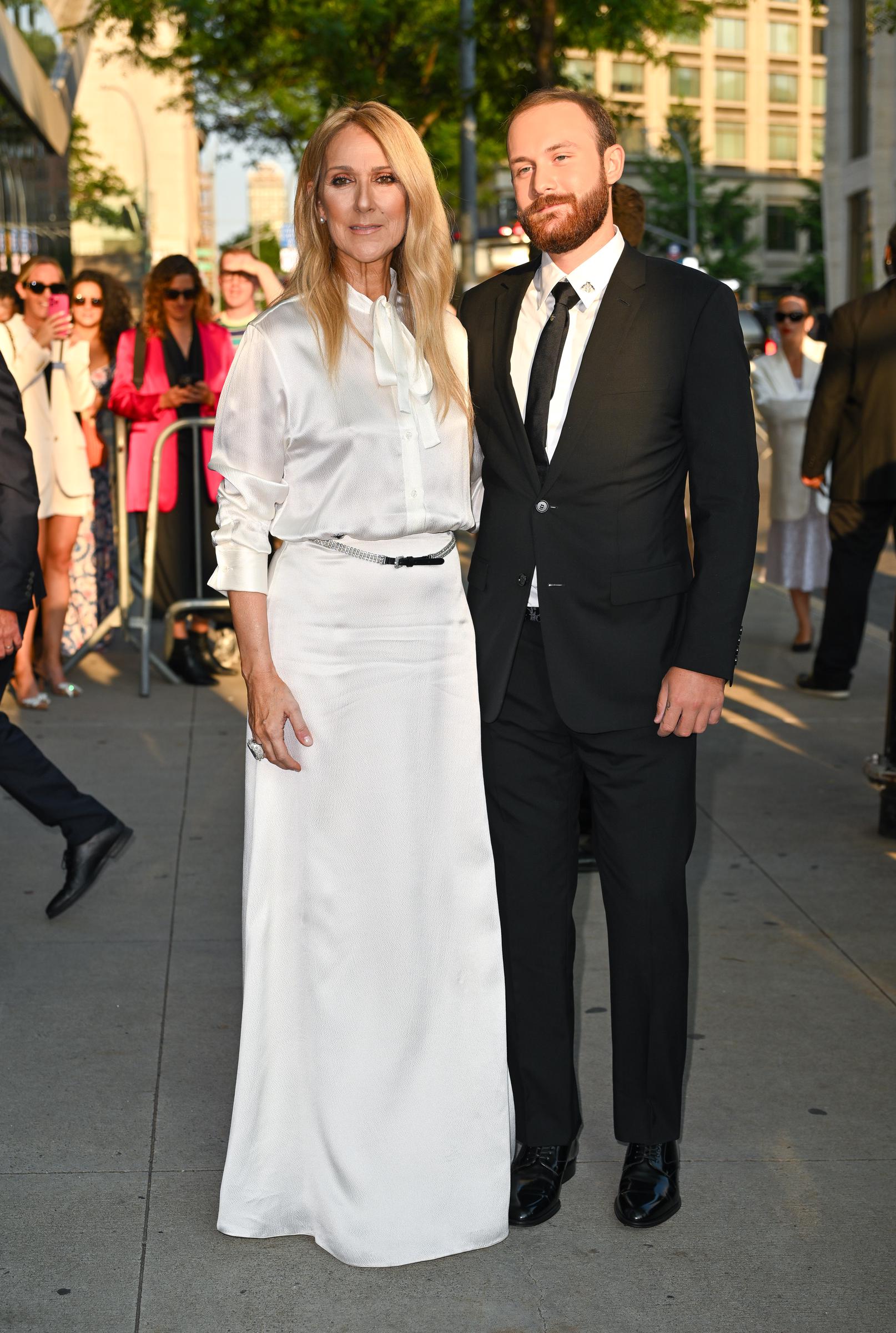 Céline Dion und René-Charles Angélil bei der Vorführung von "I Am: Celine Dion" am 17. Juni 2024 in New York City | Quelle: Getty Images