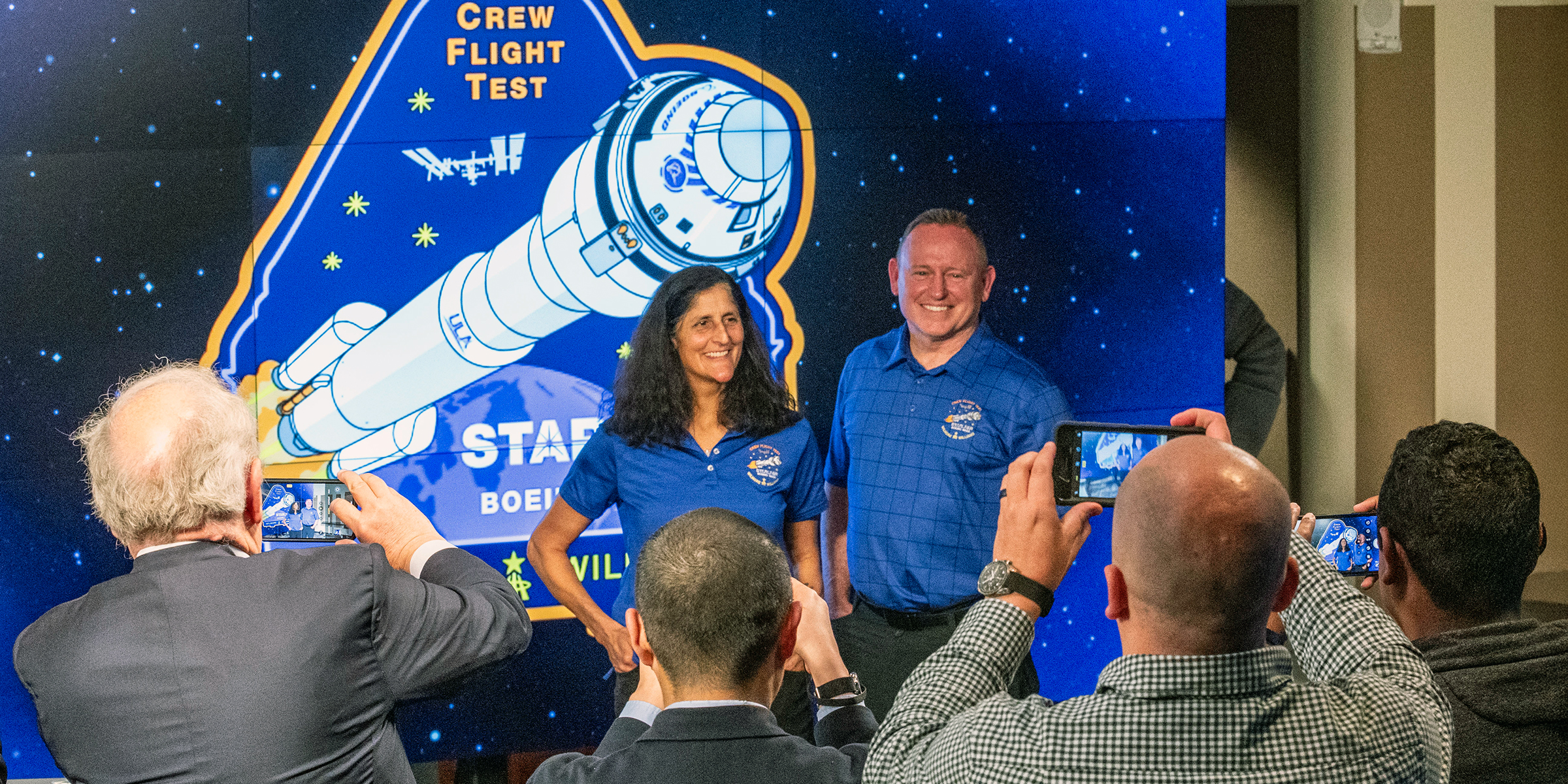 NASA-Astronauten Sunita "Suni" Williams und Barry "Butch" Wilmore | Quelle: Getty Images