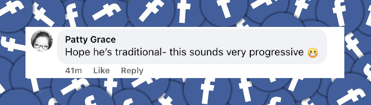 Der Kommentar eines Netizens zur Rede von Papst Leo XIV. im Petersdom in Rom, Italien, am 8. Mai 2025 | Quelle: Facebook/ABC News