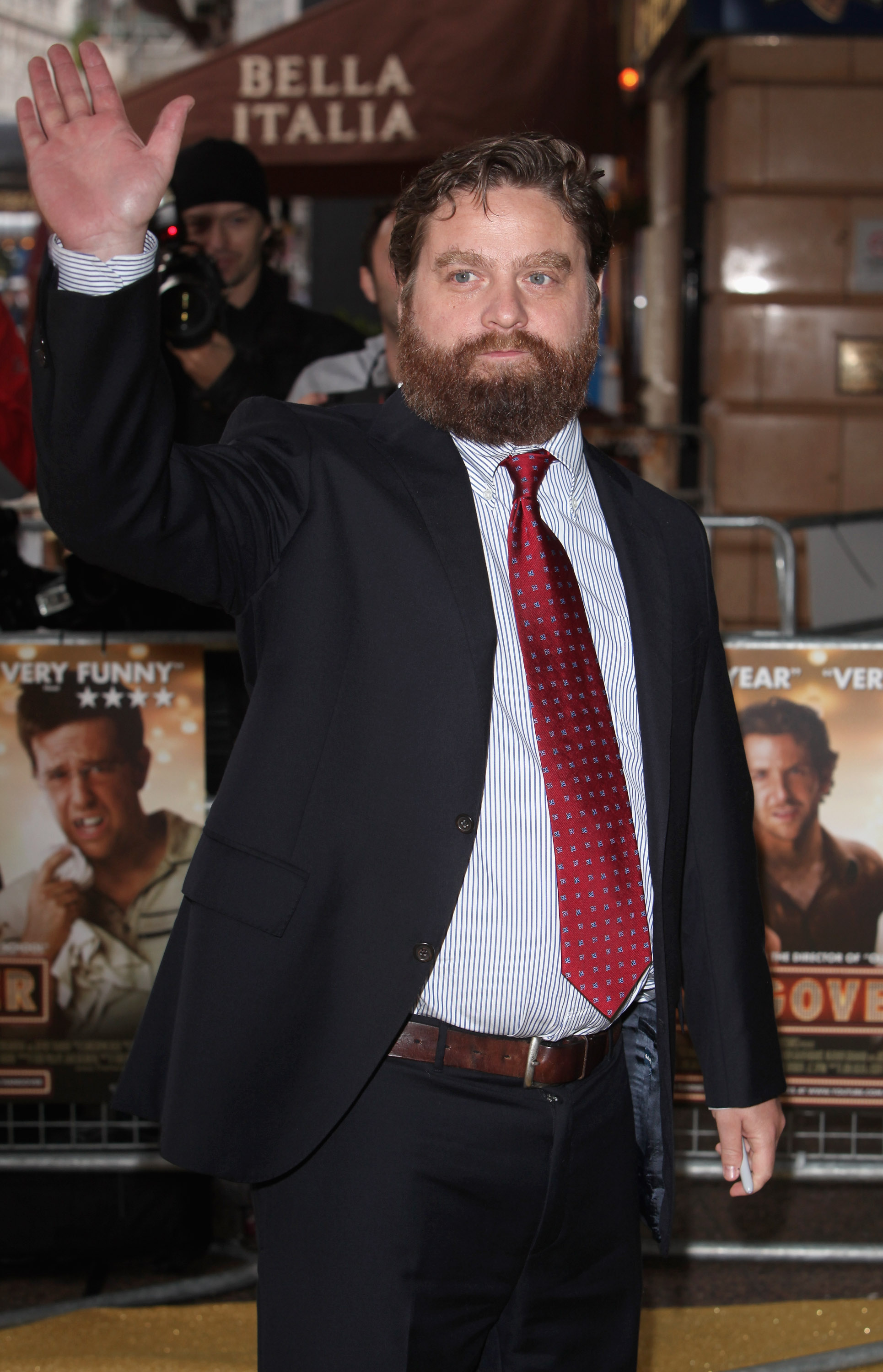 Zach Galifianakis vor dem Abnehmen, 2009 | Quelle: Getty Images