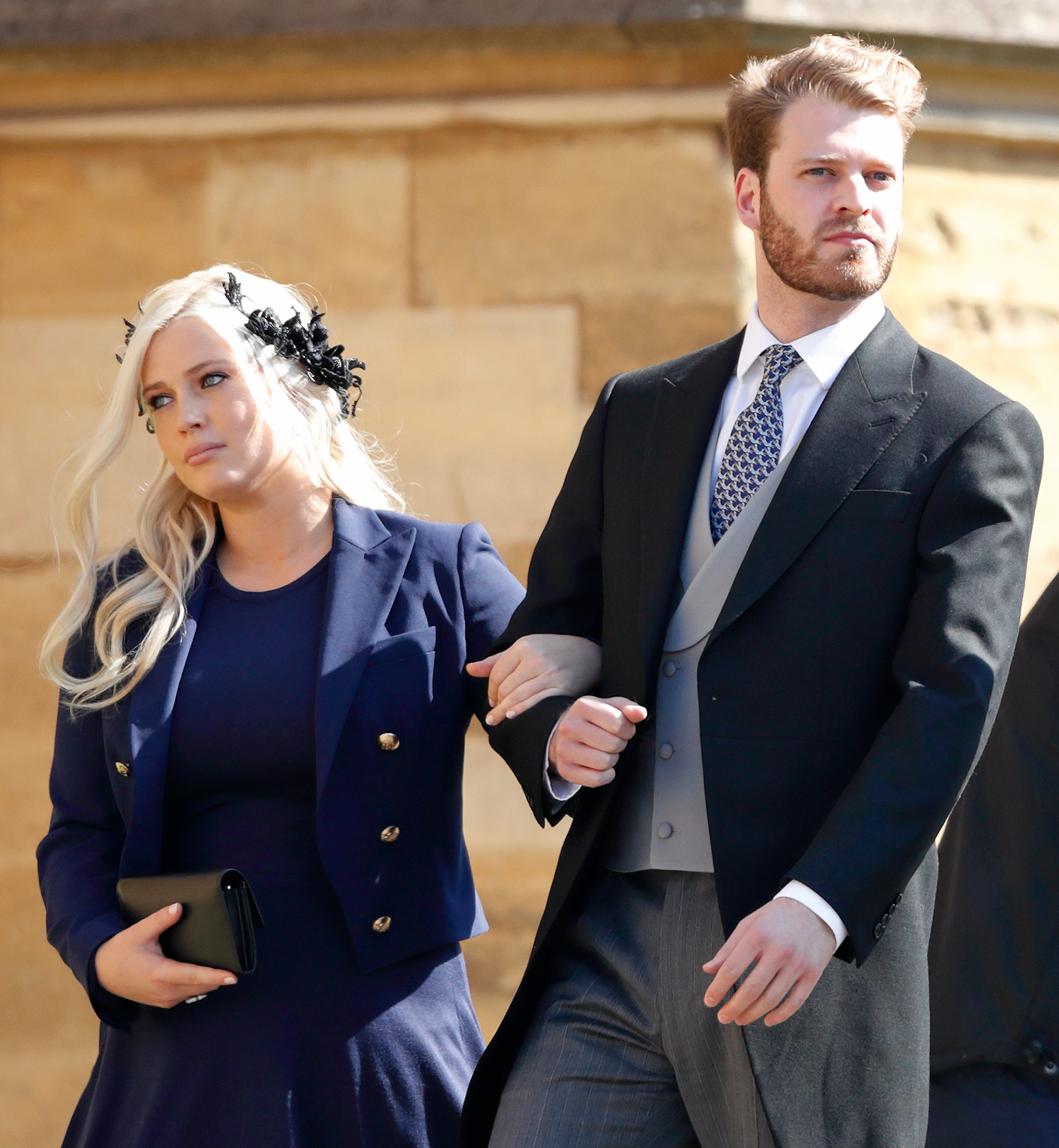 Lady Eliza Spencer und Louis Spencer besuchen die Hochzeit von Prinz Harry und Meghan Markle in der St. George's Chapel, Windsor Castle am 19. Mai 2018 in Windsor, England. | Quelle: Getty Images