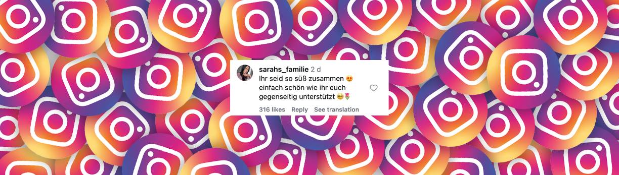 Nutzer zeigt sich begeistert von dem Video der beiden | Quelle: Instagram/laurawagner955