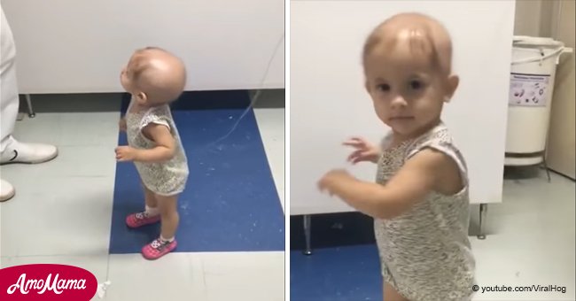 Ein Video, wo ein kleines Mädchen mit einer seltenen Krankheit tanzt, wurde viral 