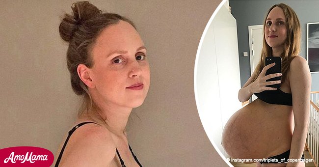 Die Mutter, dessen riesiger Babybauch viral wurde, zeigte, wie er nach der Geburt aussieht