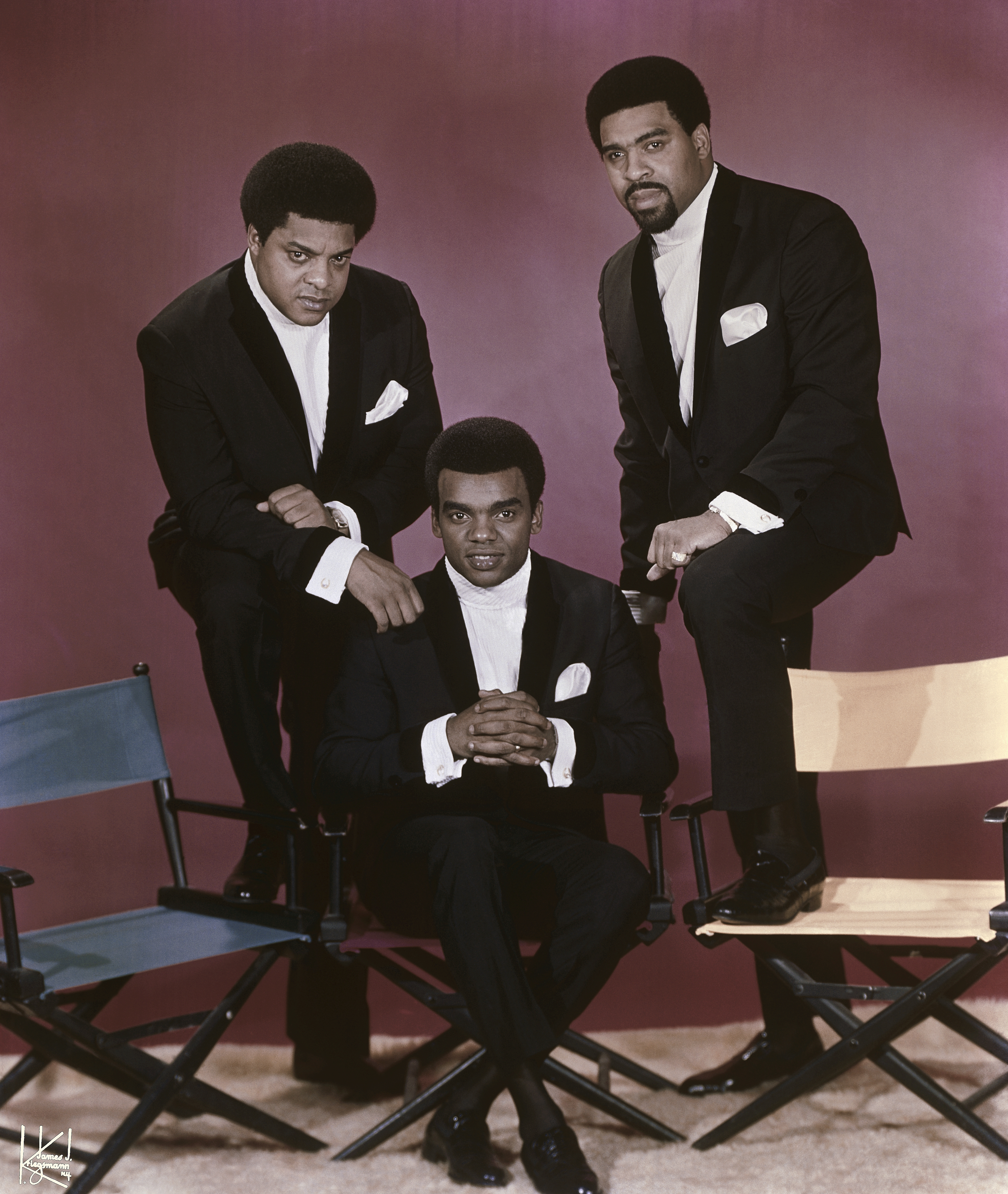 O'Kelly, Ronald und Rudolph Isley posieren 1969 für ein Foto in New York City | Quelle: Getty Images