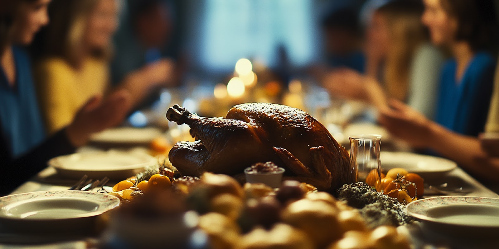 Thanksgiving-Tisch | Quelle: Midjourney