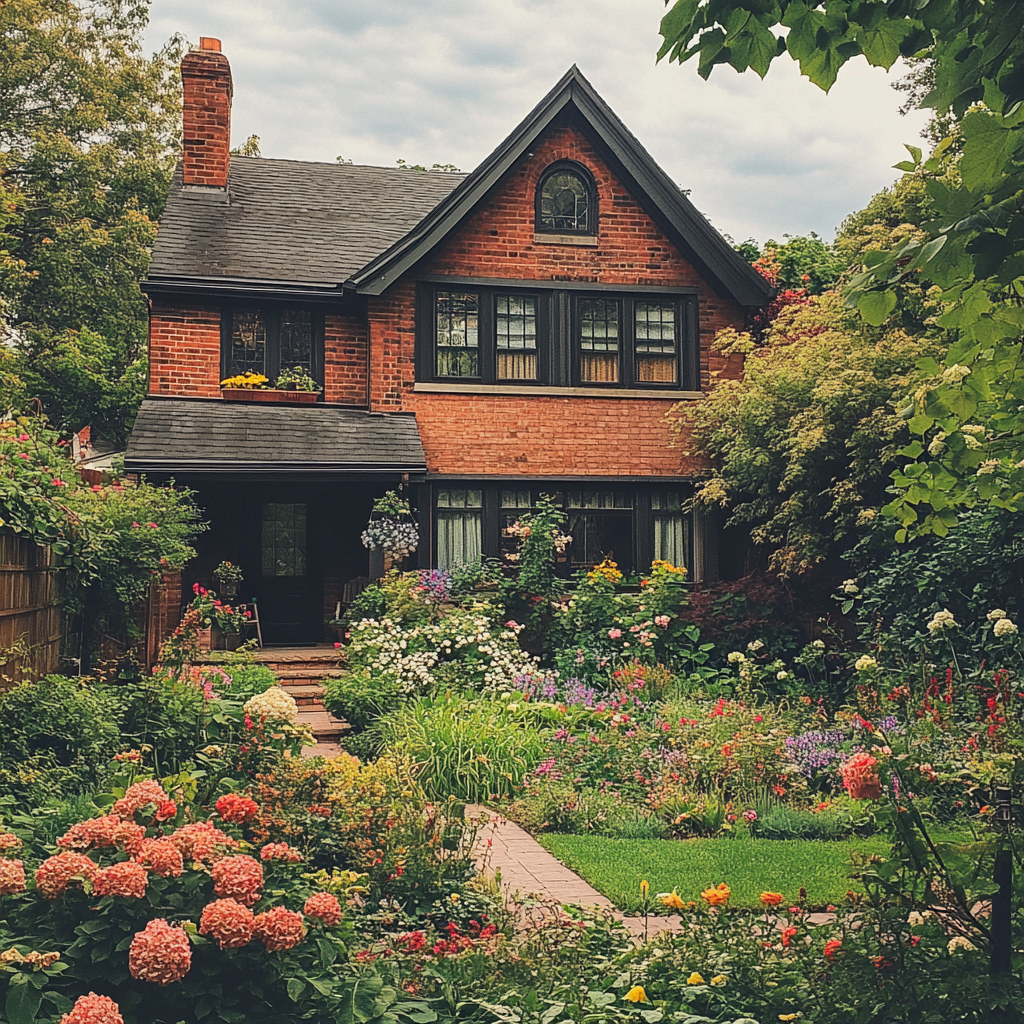 Das Äußere eines Hauses | Quelle: Midjourney