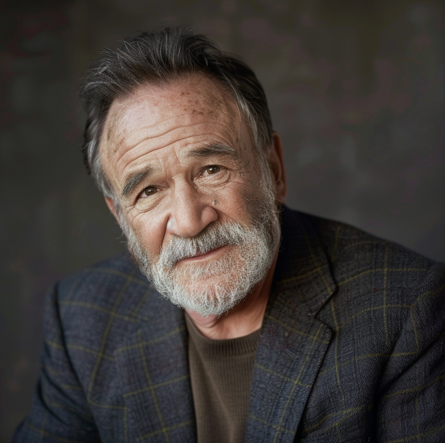 KI-Bild von Robin Williams im hohen Alter | Quelle: Midjourney