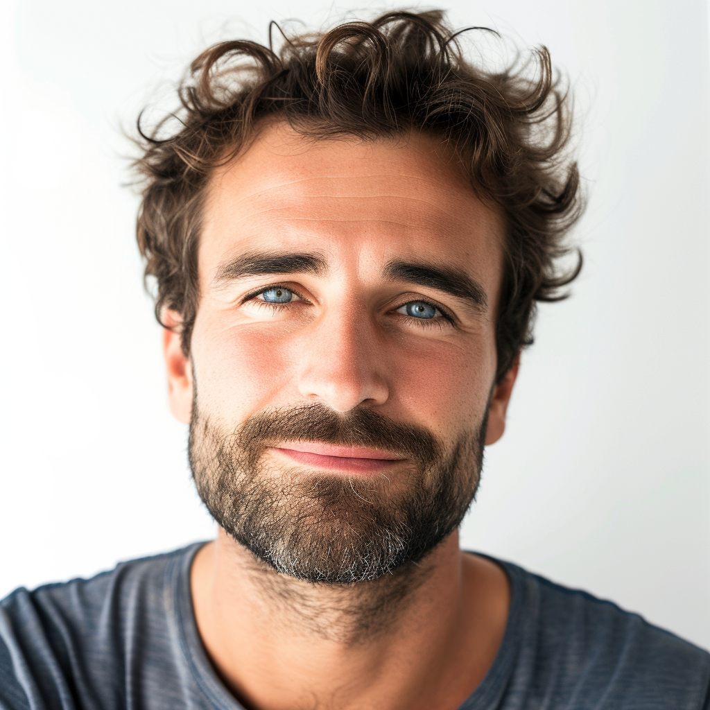 Ein lächelnder Mann | Quelle: Midjourney