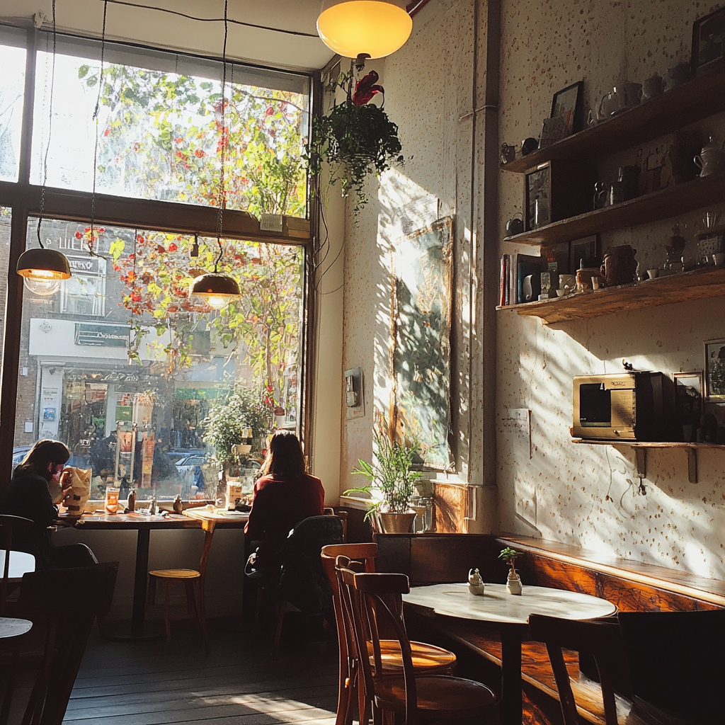 Das Innere eines Cafés | Quelle: Midjourney