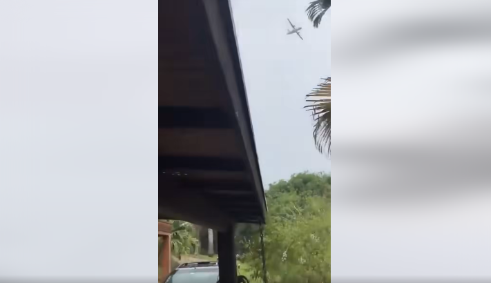 Videoaufnahmen des Flugzeugabsturzes in Sao Paolo, Brasilien, am 9. August 2024 | Quelle: Facebook, via KAKE News