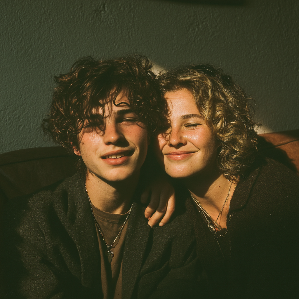 Eine glückliche Mutter und ihr Sohn | Quelle: Midjourney