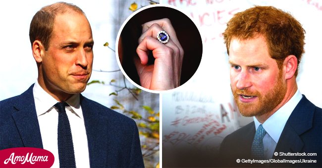 Prinz Harry glaubte, es war für William angemessen, den Heiratsantrag mit dem Ring von Prinzessin Diana zu machen