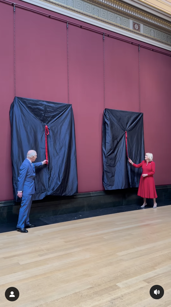 König Charles und Königin Camilla sind dabei, ihre Krönungsporträts vom 6. Mai 2025 zu enthüllen | Quelle: Instagram/theroyalfamily
