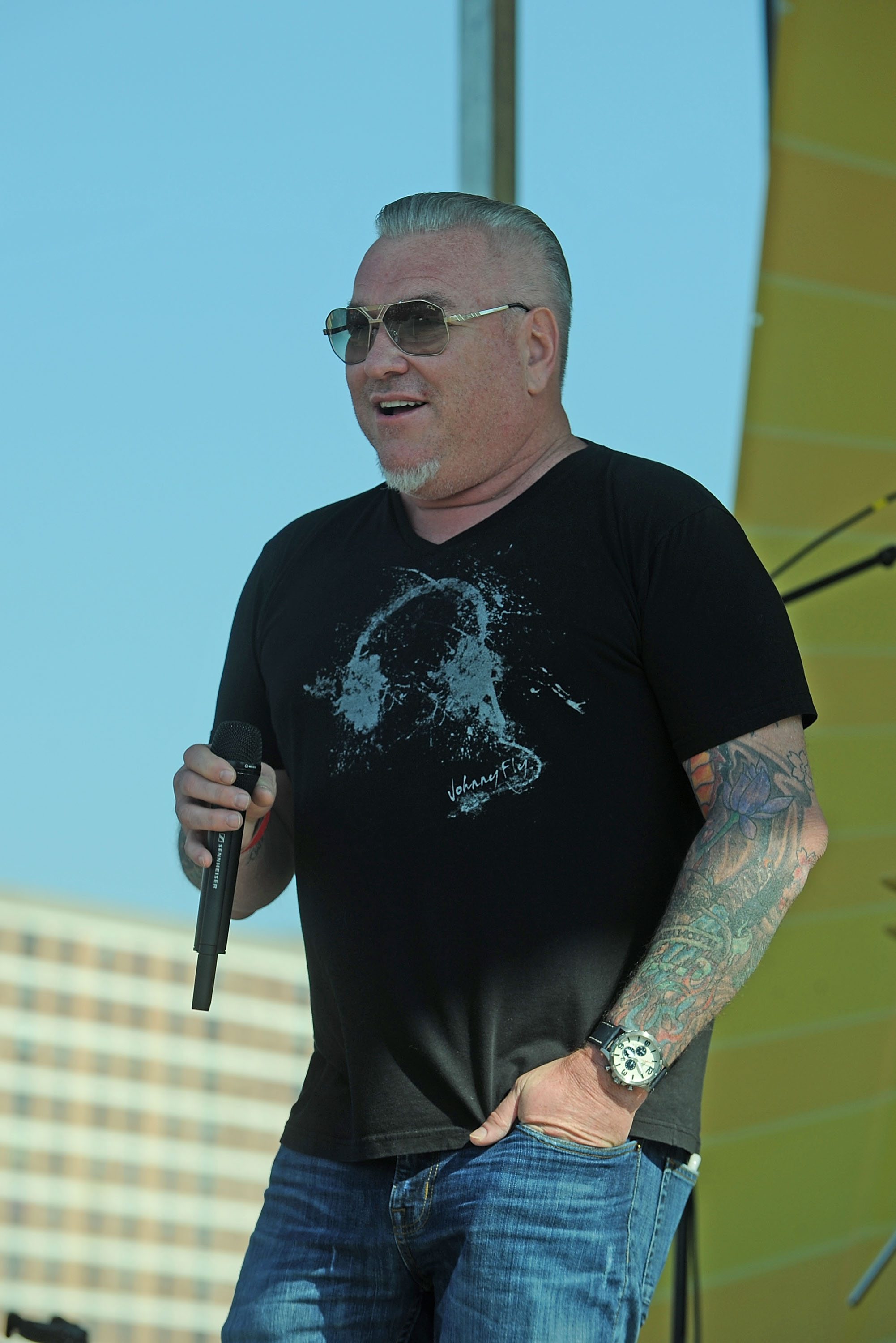 Steven Harwell von Smash Mouth performt beim WCBS FM Shannon In The Morning Summer Blastoff auf Coney Island am 25. Mai 2018 in New York City | Quelle: Getty Images