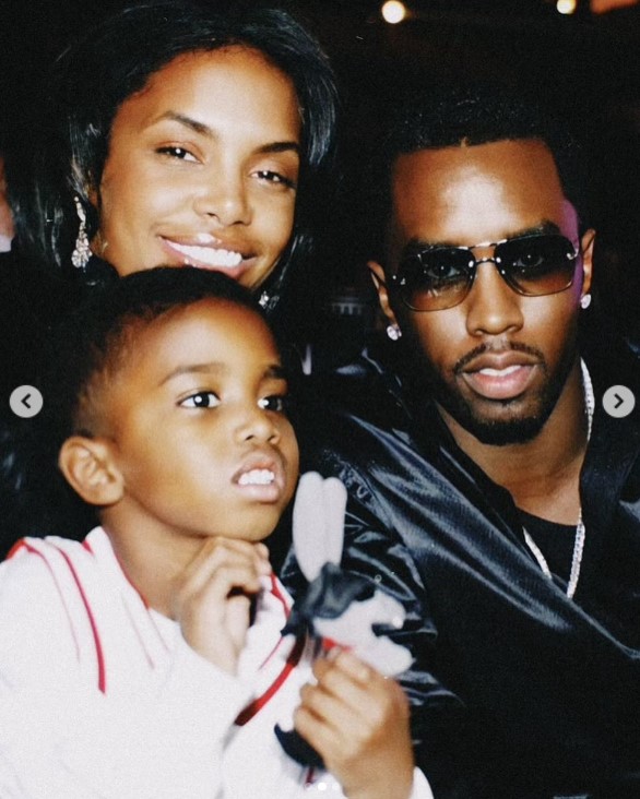 Kim Porter, Sean Combs und Christian Combs in einem Beitrag, der am 16. November 2023 hochgeladen wurde | Quelle: Instagram/kingcombs