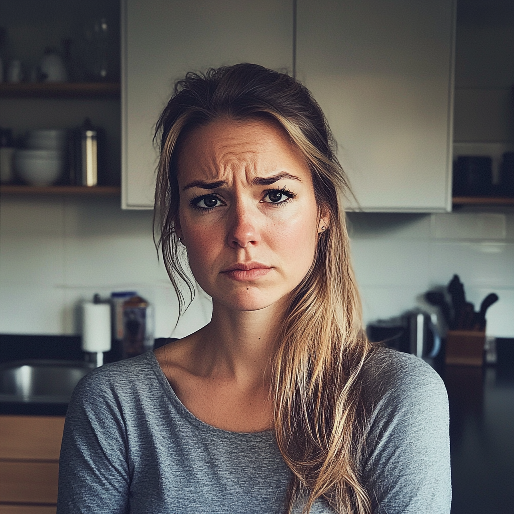 Uma mulher furiosa na cozinha | Fonte: Midjourney