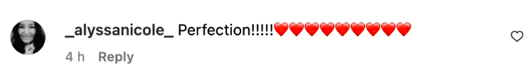 Fan-Kommentar über Patrick Dempsey, vom 8. November 2023 | Quelle: Instagram/people und patrickdempsey