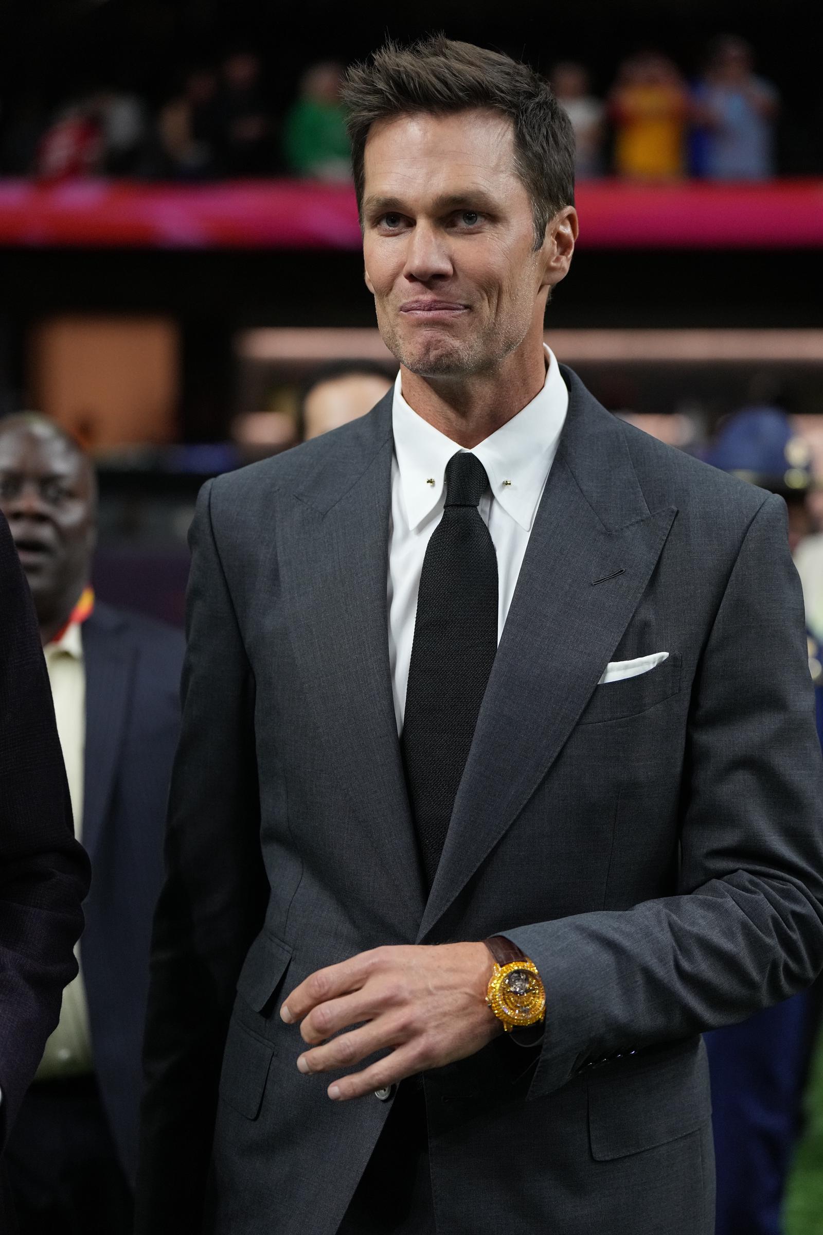 Tom Brady beim Super Bowl 2025 in New Orleans, Louisiana am 9. Februar 2025. | Quelle: Getty Images