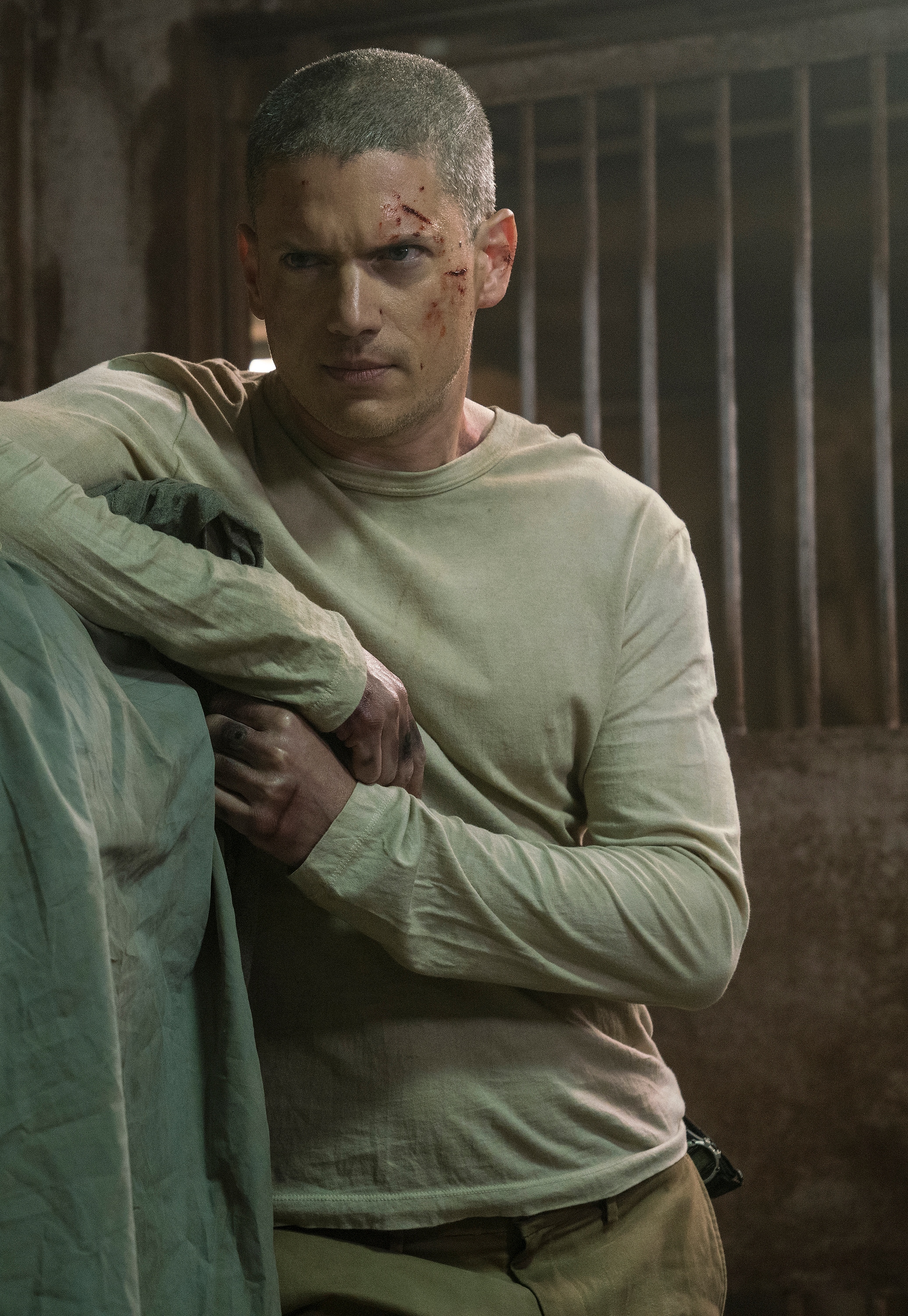 Wentworth Miller am Set von "Prison Break", 2016 | Quelle: Getty Images