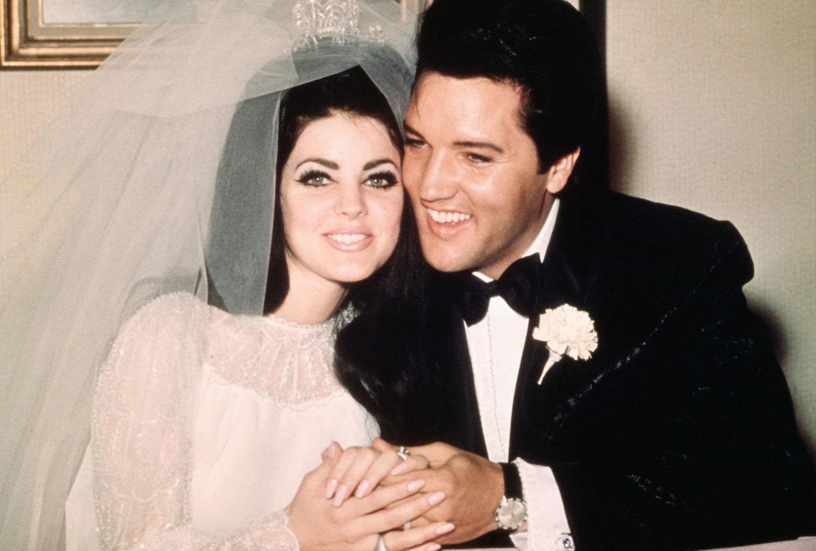 Elvis und Priscilla um 1967. | Quelle: Getty Images