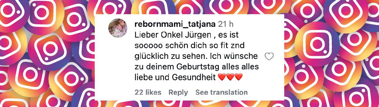 Instagram-Reaktionen | Quelle: instagram.com/reels/DWodQ-qjbKc/