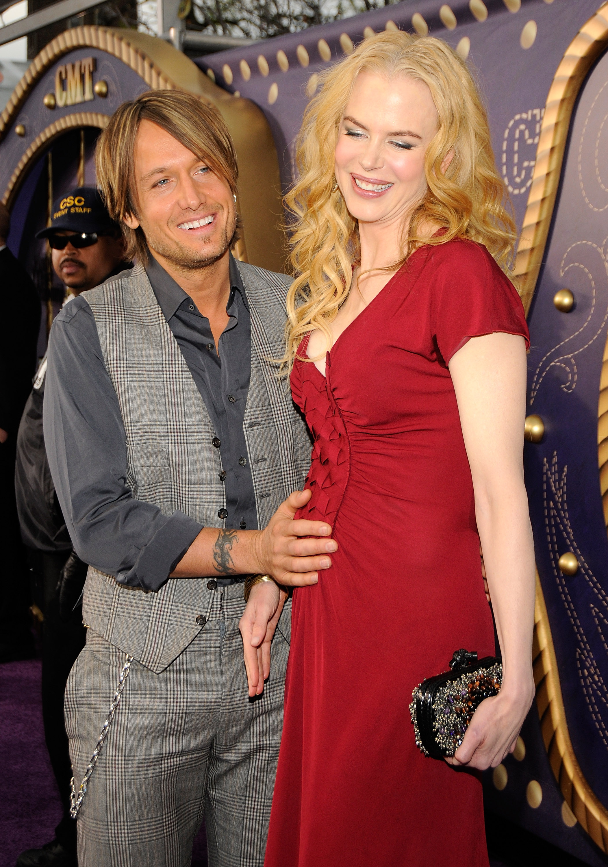 Keith Urban und Nicole Kidman besuchen die CMT Music Awards im Curb Event Center in Nashville, Tennessee, am 14. April 2008. | Quelle: Getty Images