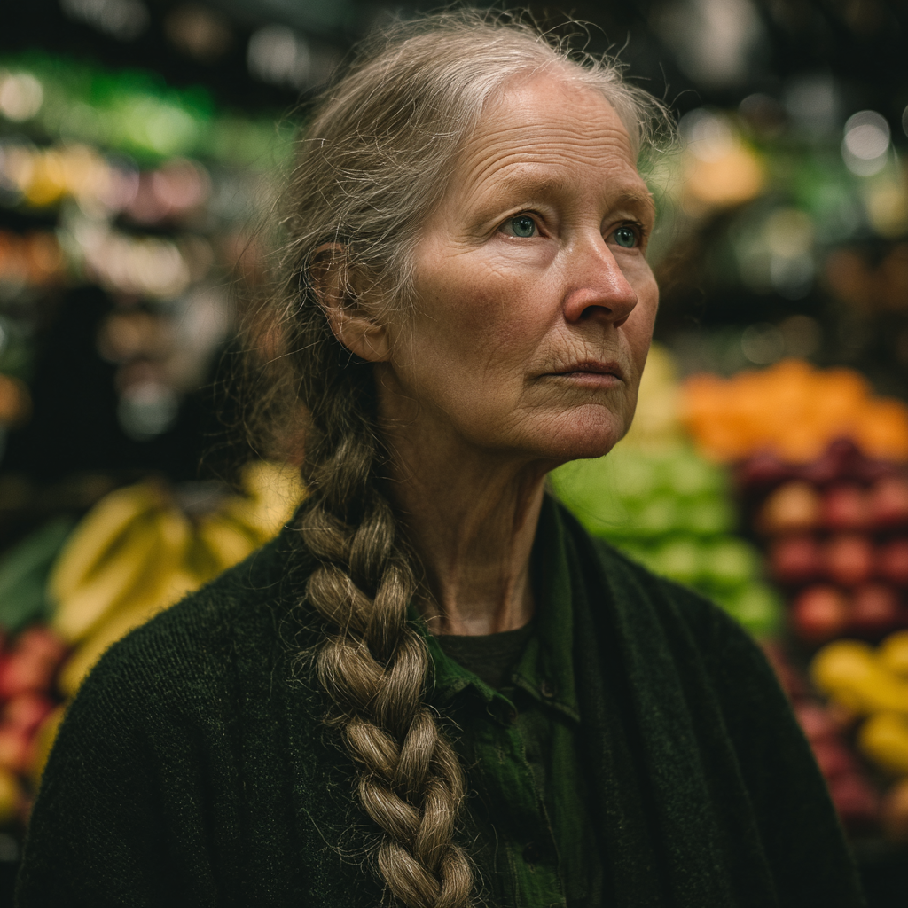 Emocjonalna starsza kobieta | Źródło: Midjourney