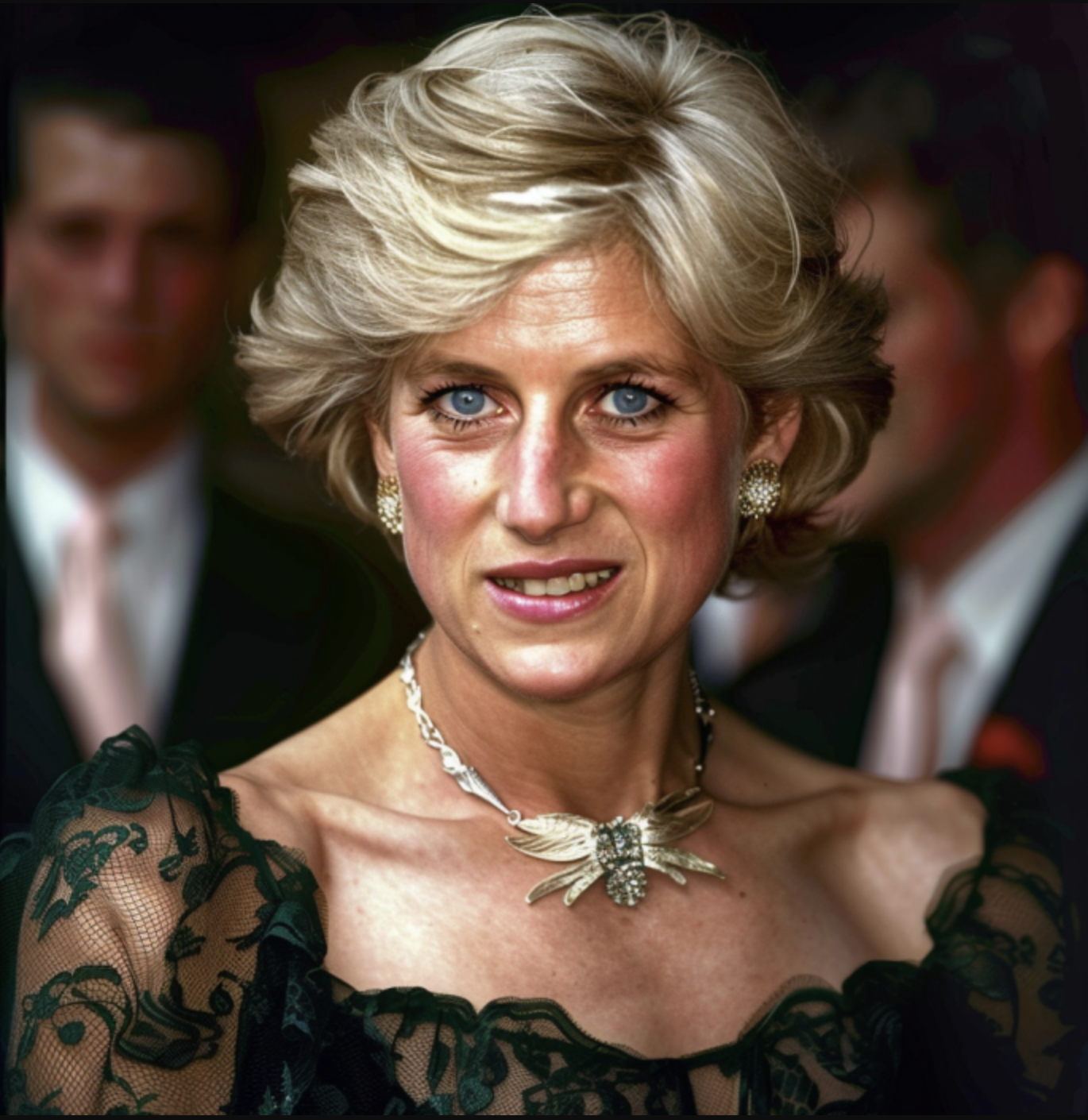 KI-Bild von Prinzessin Diana im hohen Alter | Quelle: Midjourney