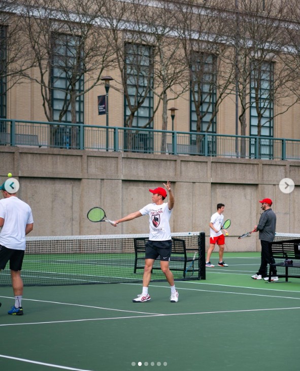 Der Tennisplatz der Carnegie Mellon University am 4. April 2022 | Quelle: Instagram/carnegiemellon