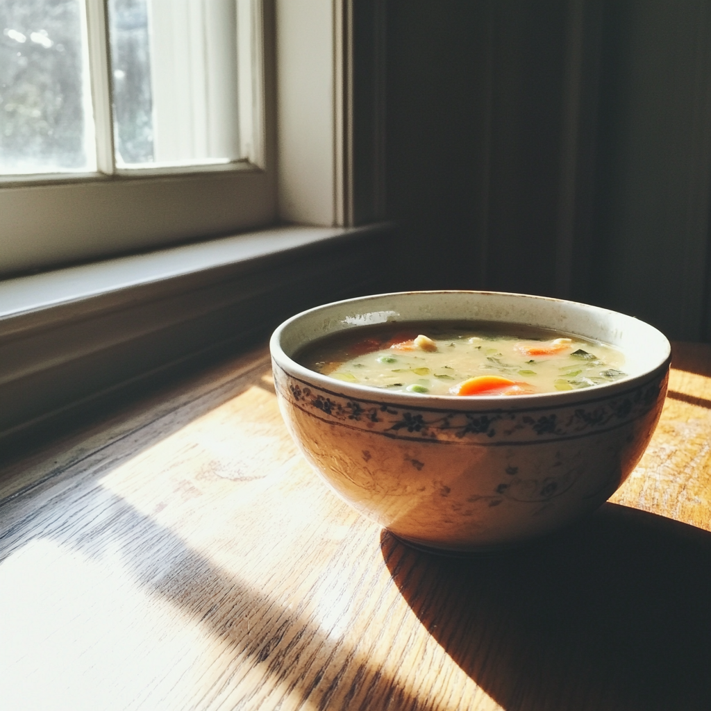 Uma tigela de sopa | Fonte: Midjourney