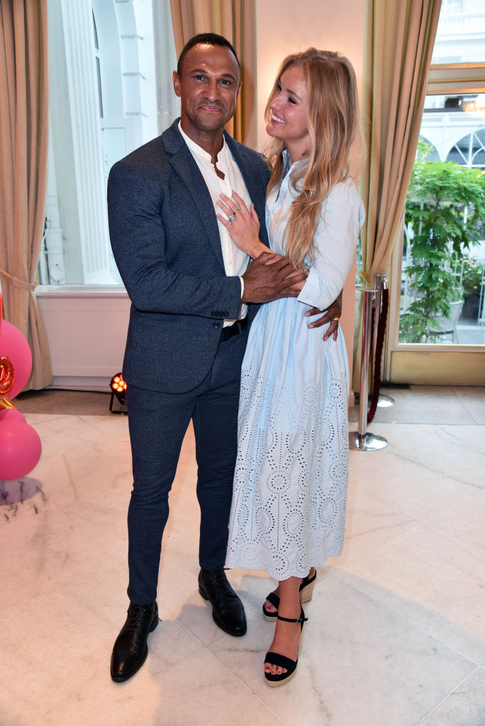 Daniel Aminati and Patrice Aminati during the Ernsting's family Fashion Show AW23/24 at Hotel Atlantic on June 19, 2023 in Hamburg, Germany. | Source: Getty Images Daniel Aminati und Patrice Aminati während der Ernsting's family Fashion Show AW23/24 im Hotel Atlantic am 19. Juni 2023 in Hamburg, Deutschland. | Quelle: Getty Images
