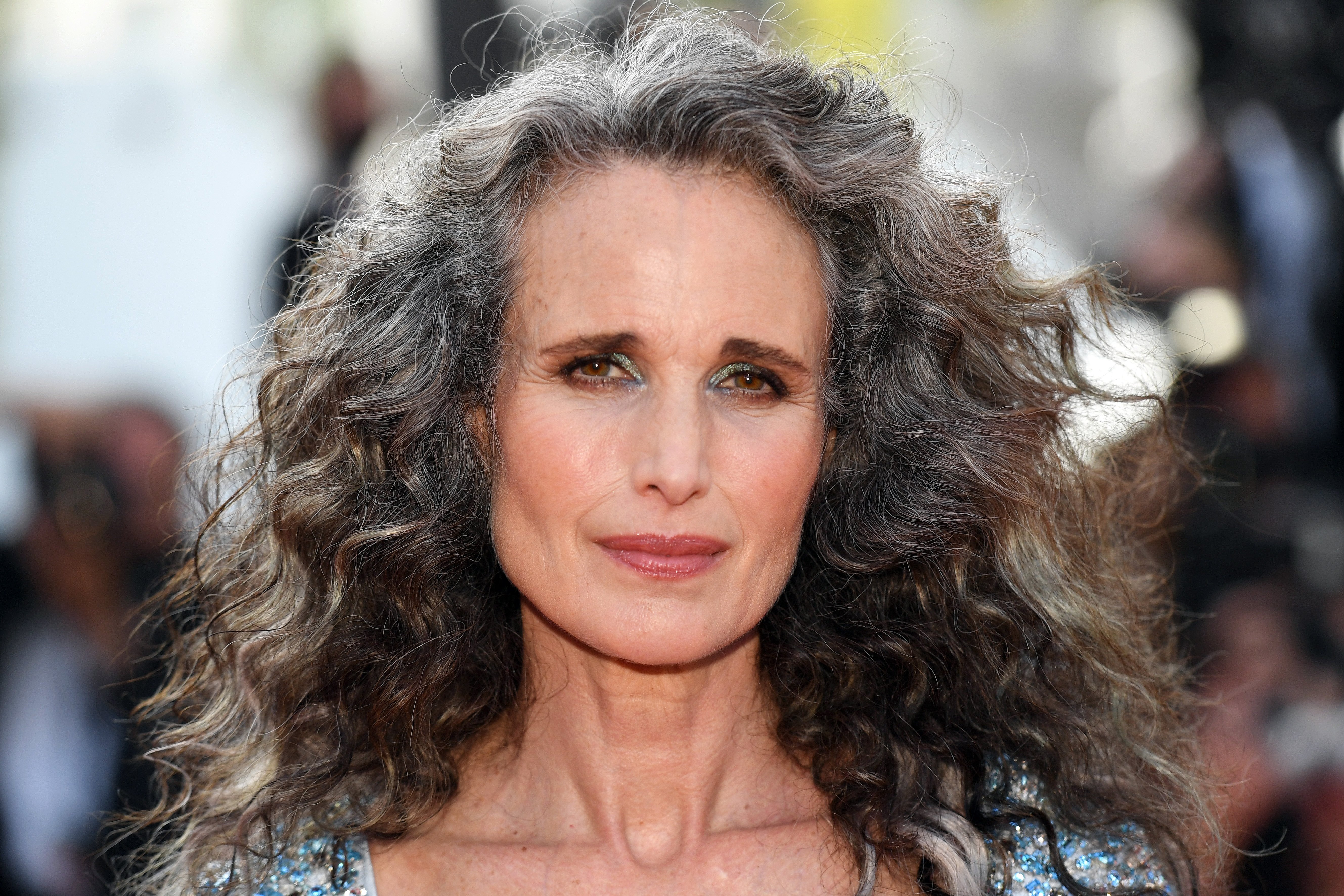 Andie MacDowell am 06. Juli 2021 in Cannes, Frankreich | Quelle: Getty Images