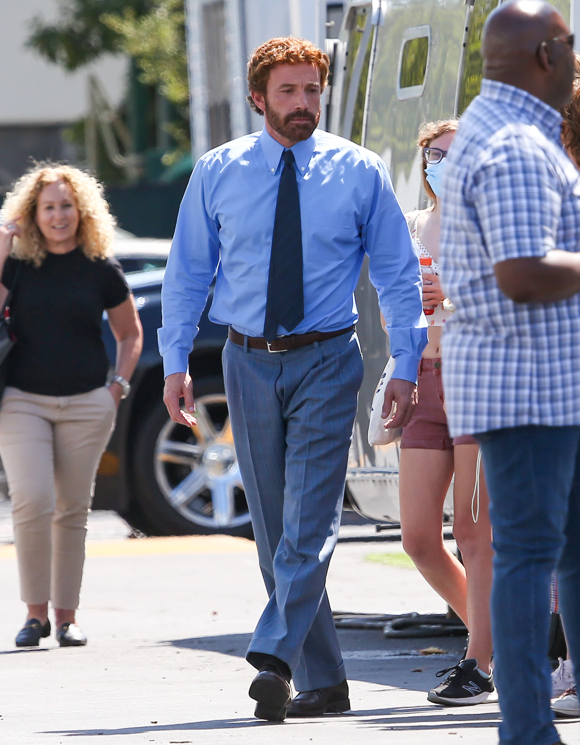 Ben Affleck bei den Dreharbeiten zu "Air" in Los Angeles, Kalifornien am 5. Juli 2022 | Quelle: Getty Images
