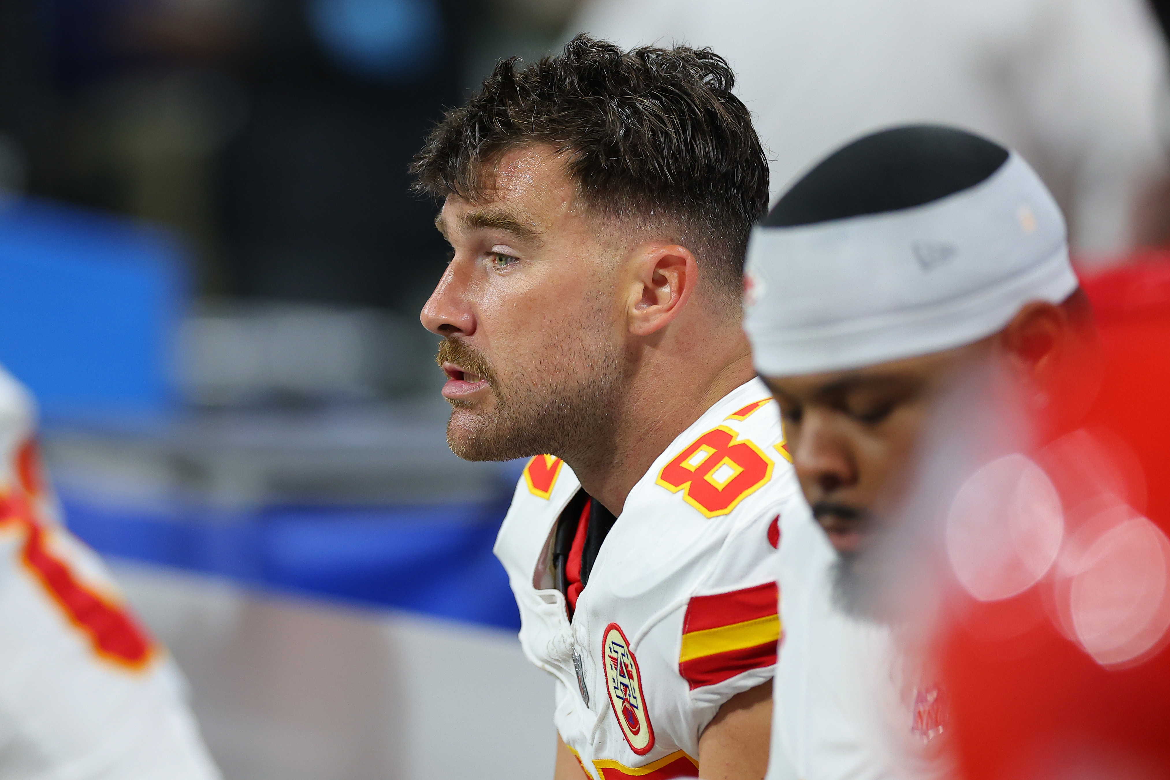 Travis Kelce, #87 von den Kansas City Chiefs, am 22. September 2024 in Atlanta, Georgia | Quelle: Getty Images