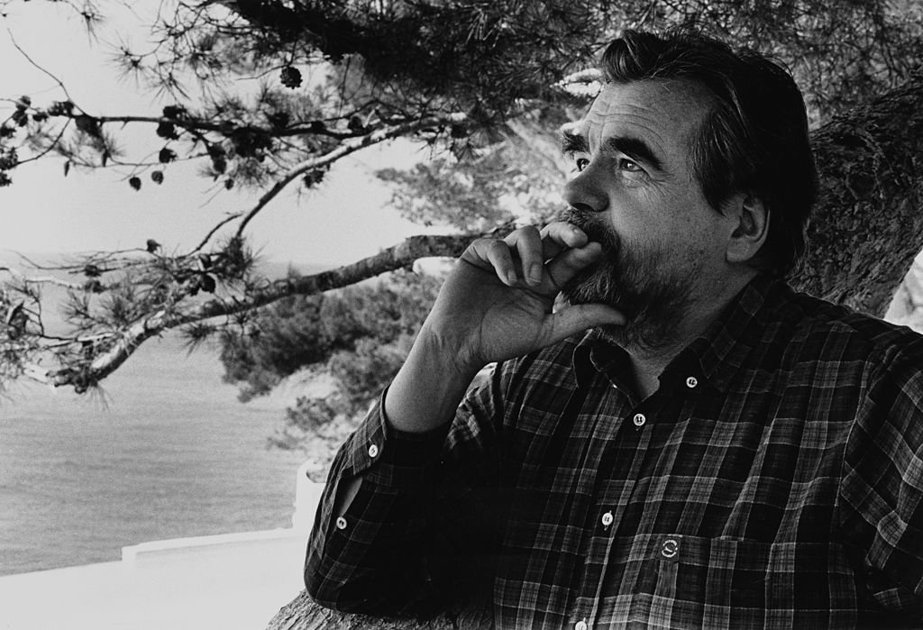 FRANCE - CIRCA 1991: Portrait of Michael Lonsdale in Cassis, France in 1991. (Photo by Patrick BOX/Gamma-Rapho via Getty Images